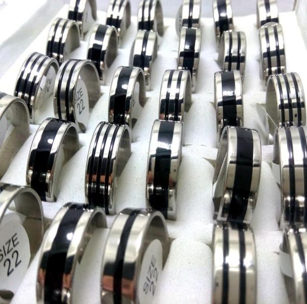 whole lot 100pcs mix black enamel 316l stainless steel band rings 8mm men women wedding finger ring jewelry brand new8978579, Silver
whole lot 100pcs mix black enamel 316l stainless steel band rings 8mm men women wedding finger ring jewelry brand new8978579, Silver