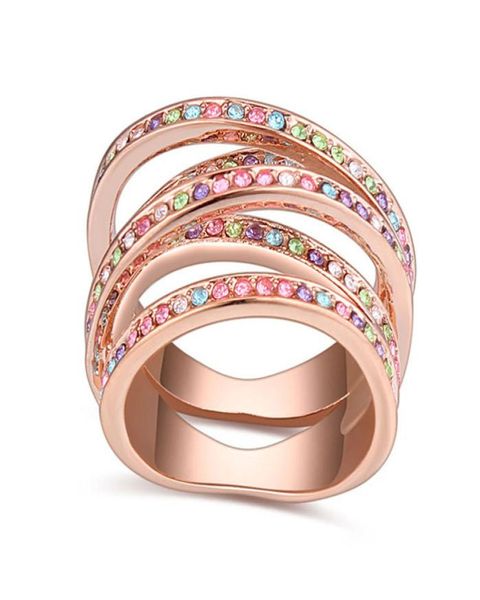 fashion rose gold color ring with crystal from rovski luxury rings for women jewelry mother's day gift2454073, Slivery;golden
fashion rose gold color ring with crystal from rovski luxury rings for women jewelry mother's day gift2454073, Slivery;golden
