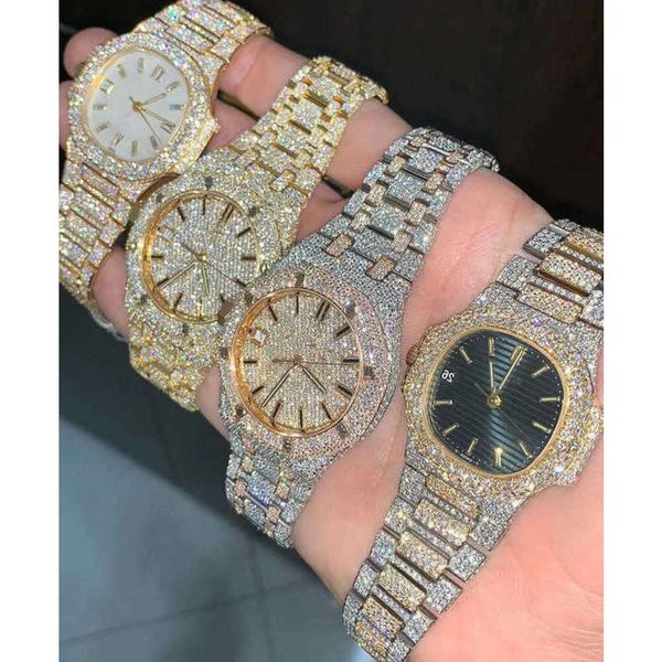 0mhm wristwatch mens luxury watch automatic vvs1 iced watch for men movement womens watch men's montre homme diamond watchs wristwatch, Silver
0mhm wristwatch mens luxury watch automatic vvs1 iced watch for men movement womens watch men's montre homme diamond watchs wristwatch, Silver