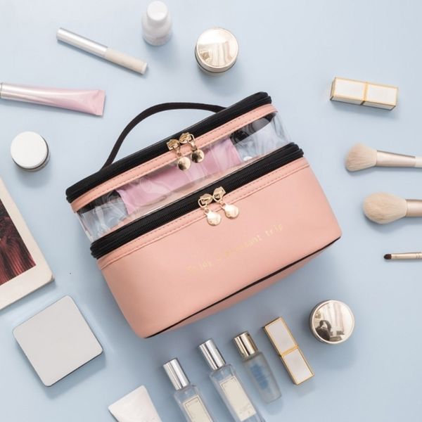 cosmetic bags cases large travel toiletry cosmetic bags double layer portable pu leather makeup bags multifunctional storage pouch for women
cosmetic bags cases large travel toiletry cosmetic bags double layer portable pu leather makeup bags multifunctional storage pouch for women