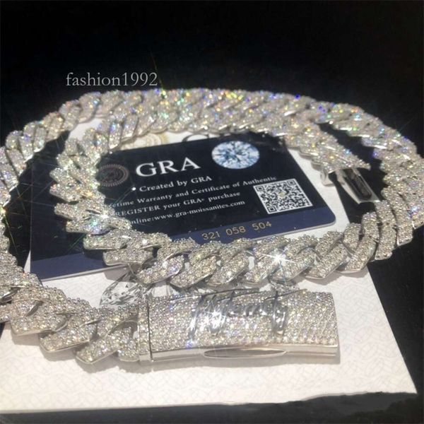 Sterling Sier Vvs Moissanite Hip Hop Jewelry Diamond Necklace Moissanite Tennis Chains For Men Necklace
Sterling Sier Vvs Moissanite Hip Hop Jewelry Diamond Necklace Moissanite Tennis Chains For Men Necklace