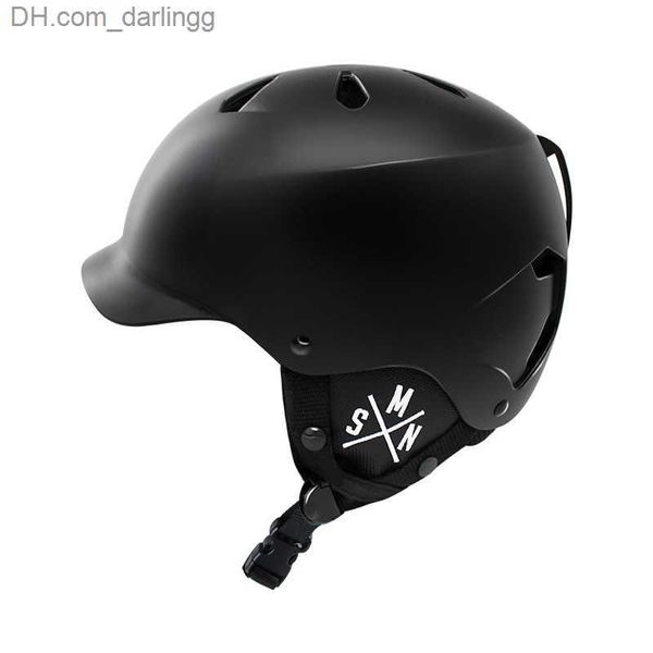 Image of Cycling Helmets Portable Hard Ski Helmets Men Women Outdoor Sports Equipment Ski Snowboard Ear Head Protection Adult Snow Helmet Q230907