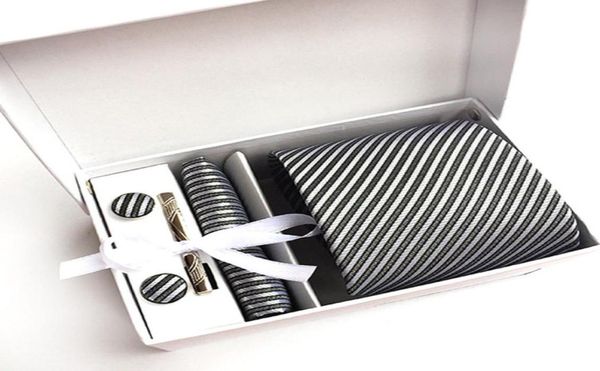 2017 new fashion silk classic striped men neck ties clip hanky cufflinks sets formal wear business wedding ties for men k123096971, Black;blue
2017 new fashion silk classic striped men neck ties clip hanky cufflinks sets formal wear business wedding ties for men k123096971, Black;blue