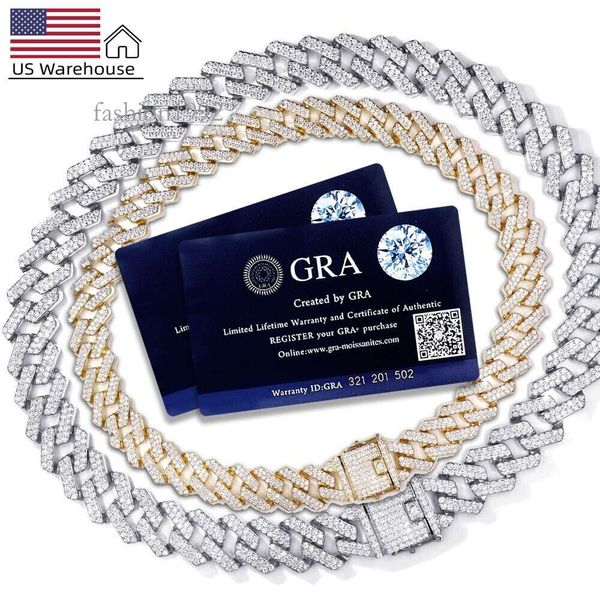 Usa Instock Hip Hop Jewelry 20Mm Sier White Gold Plated Men Necklace Vvs Moissanite Cuban Link Chain
Usa Instock Hip Hop Jewelry 20Mm Sier White Gold Plated Men Necklace Vvs Moissanite Cuban Link Chain