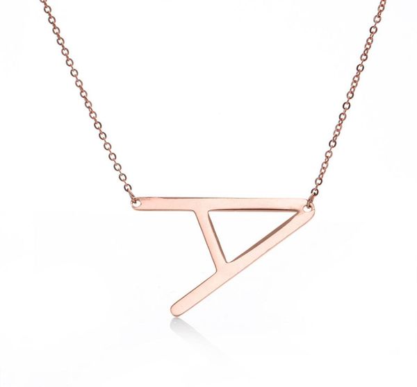 stainless steel initials pendant necklace amfashion rose gold color 26 letters customized jewelry4702766, Silver
stainless steel initials pendant necklace amfashion rose gold color 26 letters customized jewelry4702766, Silver
