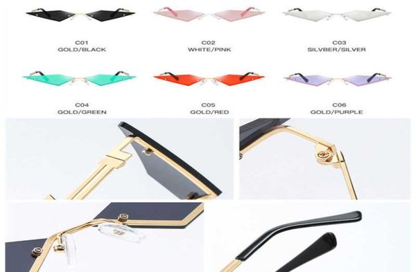 new fashion rimless sunglasses women men luxulry brand cat eye frameless alloy eyeglasses female uv400 shades de sol1169506, White;black
new fashion rimless sunglasses women men luxulry brand cat eye frameless alloy eyeglasses female uv400 shades de sol1169506, White;black
