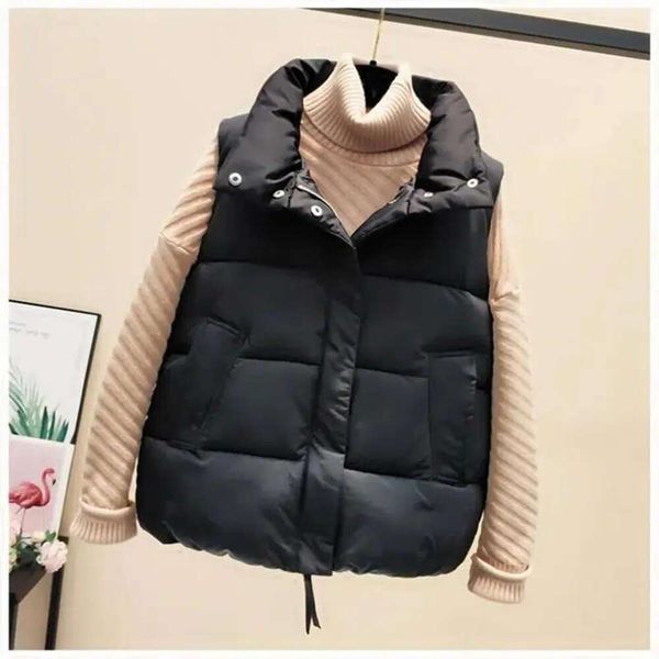 autumn and winter womens vests style fat mm down cotton vest for women short size large slim warm jacket, Black;white
autumn and winter womens vests style fat mm down cotton vest for women short size large slim warm jacket, Black;white