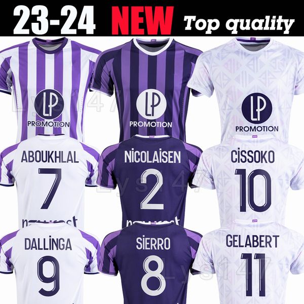 23/24 toulouse soccer jerseys dallinga home away maillot de foot 2023 2024 men kits football shirts aboukhlhl onaiwu chaibi genreau nicolais, Black;yellow
23/24 toulouse soccer jerseys dallinga home away maillot de foot 2023 2024 men kits football shirts aboukhlhl onaiwu chaibi genreau nicolais, Black;yellow