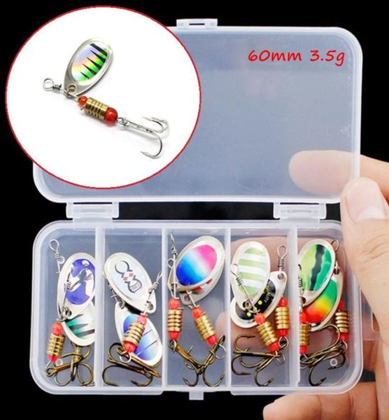 60mm 35g spinner hook metal baits lures 6 treble hooks 10 colors mixed fishing gear 10 pieces box wmb31160444
60mm 35g spinner hook metal baits lures 6 treble hooks 10 colors mixed fishing gear 10 pieces box wmb31160444