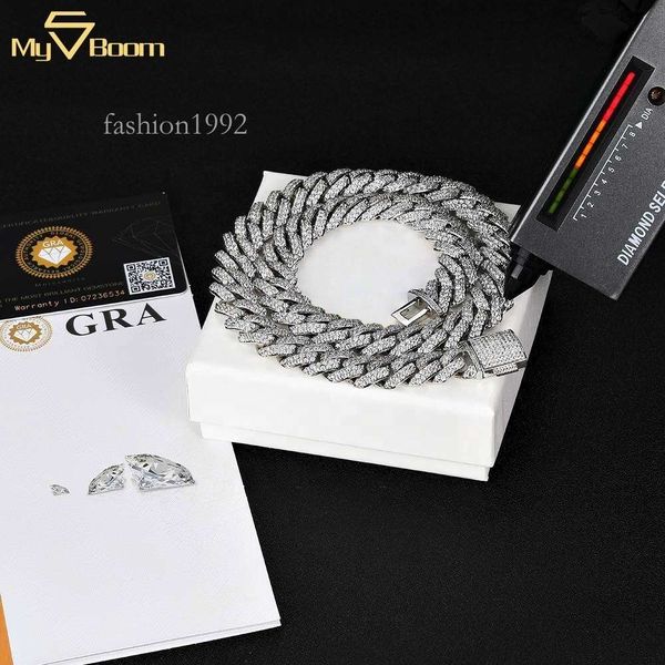 15Mm Bling Diamond Sterling Sier Vvs Moissanite Diamond Necklace Cuban Link Chain For Rapper Hip Hop Necklace Men
15Mm Bling Diamond Sterling Sier Vvs Moissanite Diamond Necklace Cuban Link Chain For Rapper Hip Hop Necklace Men