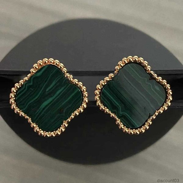 2023 designer clover studs earring vintage four leaf charm stud earrings back mother-of-pearl stainless steel gold agate for women wedding j, Golden;silver
2023 designer clover studs earring vintage four leaf charm stud earrings back mother-of-pearl stainless steel gold agate for women wedding j, Golden;silver