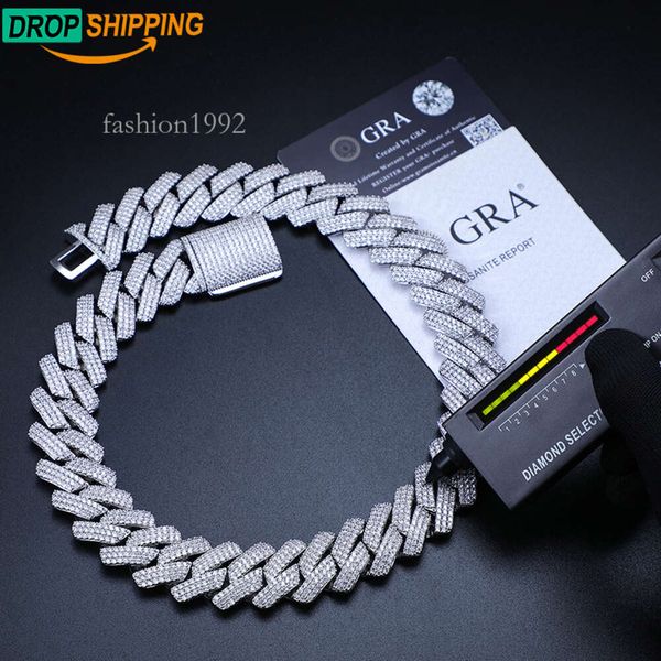 Dropshipping 25Mm Sterling Sier Micro Paved Vvs Moissanite Diamond Iced Out Heavy Miami Cuban Link Chain Necklace For Men
Dropshipping 25Mm Sterling Sier Micro Paved Vvs Moissanite Diamond Iced Out Heavy Miami Cuban Link Chain Necklace For Men