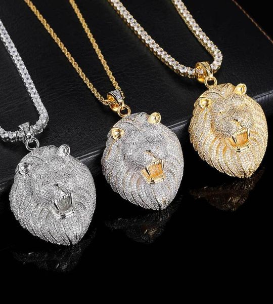 hiphop full diamond lion head pendant copper inlaid zircon personality men039s necklace jewelry2206217, Silver
hiphop full diamond lion head pendant copper inlaid zircon personality men039s necklace jewelry2206217, Silver
