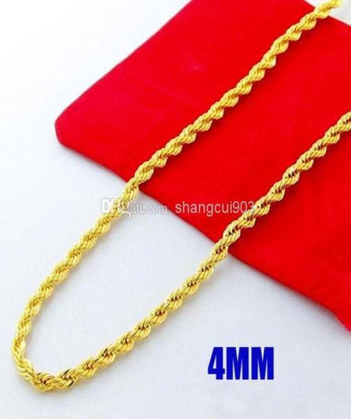 most popular men039s fashion new style necklace 24k gold plated 4mm rope chain necklace 20quot22quot24quot 1p8169388, Silver
most popular men039s fashion new style necklace 24k gold plated 4mm rope chain necklace 20quot22quot24quot 1p8169388, Silver