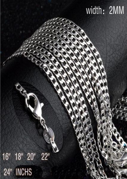 925 sterling silver plated 2mm sideways chain necklace size 1626 inch sc15 925 silver plated lobster clasps smooth chains 3888551
925 sterling silver plated 2mm sideways chain necklace size 1626 inch sc15 925 silver plated lobster clasps smooth chains 3888551