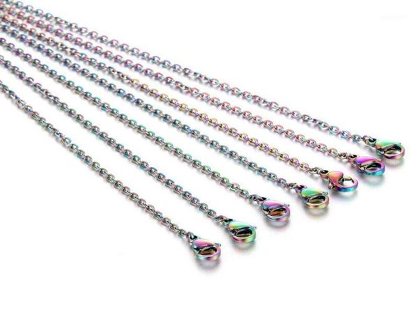 5pcs rainbow colored stainless steel link chain diy necklaces jewelry making 45cm 50cm chain with lobster clasp15923213, Silver
5pcs rainbow colored stainless steel link chain diy necklaces jewelry making 45cm 50cm chain with lobster clasp15923213, Silver