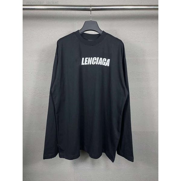 designer balaciagas autumn and winter high edition paris ss23 new b family classic letter crack print old worn long sleeve t-shirt, Black
designer balaciagas autumn and winter high edition paris ss23 new b family classic letter crack print old worn long sleeve t-shirt, Black