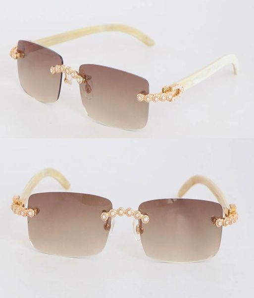 original white genuine natural buffalo horn rimless sunglasses womans 210 one moissanite diamond set glasses men famous square sun6373392, White;black
original white genuine natural buffalo horn rimless sunglasses womans 210 one moissanite diamond set glasses men famous square sun6373392, White;black