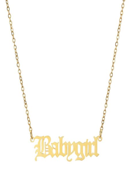 new ancient babygril angle princess letters necklaces for women girl stainless steel old english pendant necklace friends party je3855612, Silver
new ancient babygril angle princess letters necklaces for women girl stainless steel old english pendant necklace friends party je3855612, Silver