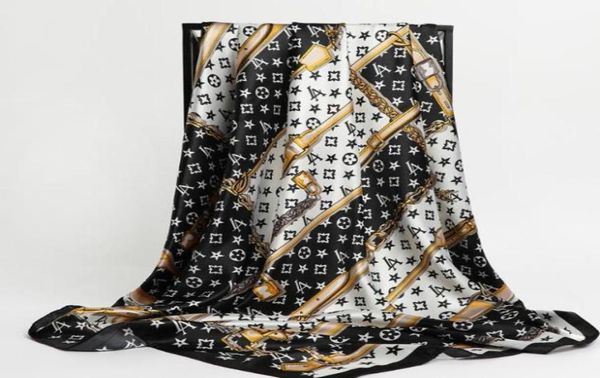 23style 9090cm brand designer silk scarf female foulard bandana long shawls wrap summer neck scarves pashmina lady hijab59987621469130, Blue;gray
23style 9090cm brand designer silk scarf female foulard bandana long shawls wrap summer neck scarves pashmina lady hijab59987621469130, Blue;gray