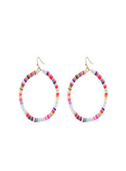 natasha accessories 3mm multi beads hoop earrings recyclable rainbow colorful polymer clay beads hoop earrings mixcolor pearls hoo1852496, Golden;silver
natasha accessories 3mm multi beads hoop earrings recyclable rainbow colorful polymer clay beads hoop earrings mixcolor pearls hoo1852496, Golden;silver