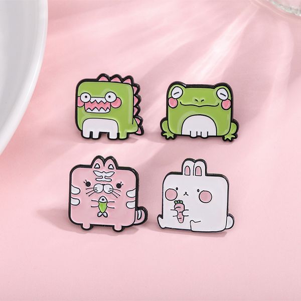 brooches pin for women cartoon animal rabbit frog funny badge and pins for dress cloths bags decor cute enamel metal jewelry gift for friend, Gray
brooches pin for women cartoon animal rabbit frog funny badge and pins for dress cloths bags decor cute enamel metal jewelry gift for friend, Gray