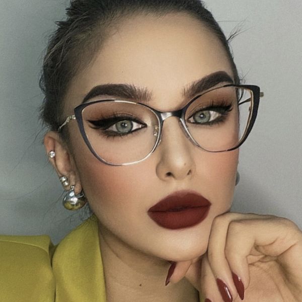 sunglasses frames fashion women anti light blue cat eye glasses frame retro hight quality luxury optical computer reading eyeglasses 230907, Silver
sunglasses frames fashion women anti light blue cat eye glasses frame retro hight quality luxury optical computer reading eyeglasses 230907, Silver