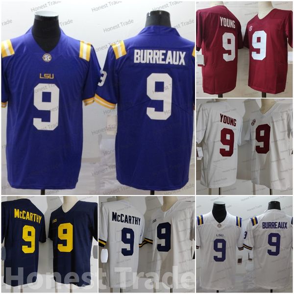 lsu tigers 9 burreaux football jersey michiganmccarthy 9 young alabama crimson mens purple red white football jerseys college shirts stitche, Black
lsu tigers 9 burreaux football jersey michiganmccarthy 9 young alabama crimson mens purple red white football jerseys college shirts stitche, Black