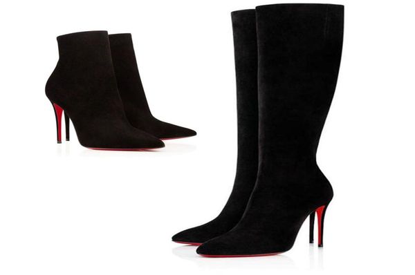 winter fashion women pointed toe bottoms ankle boots booty black soft suede leather lady booties high heels combat booties5215041
winter fashion women pointed toe bottoms ankle boots booty black soft suede leather lady booties high heels combat booties5215041