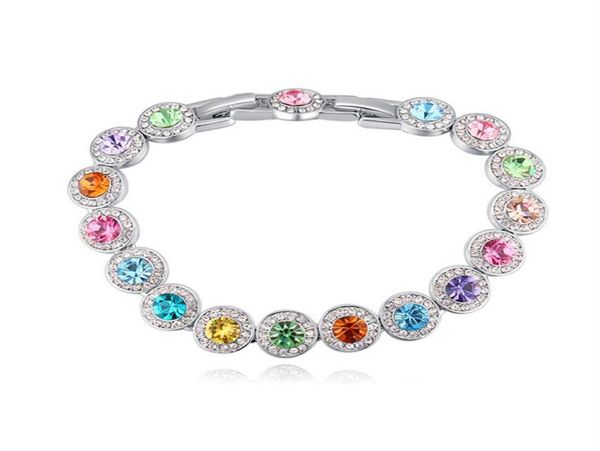 fashion real round crystal from rovski silver color zircon bracelets bangle for women wedding jewelry accessories gift307p9540011, Golden;silver
fashion real round crystal from rovski silver color zircon bracelets bangle for women wedding jewelry accessories gift307p9540011, Golden;silver