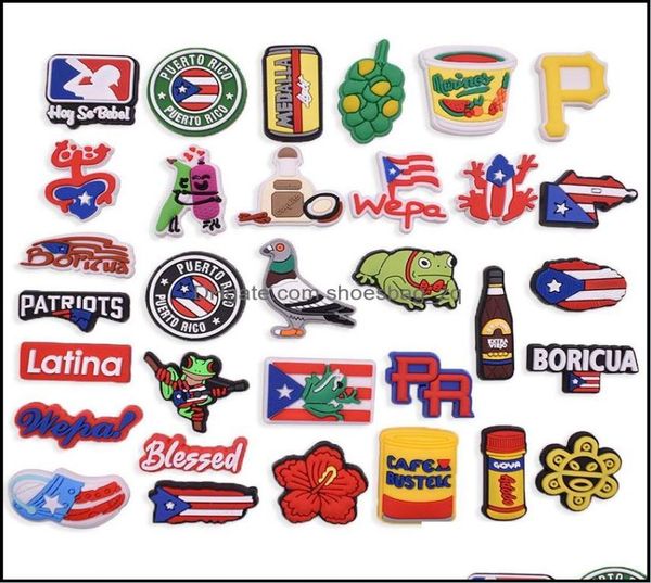 shoe parts accessories shoes soft rubber puerto rico decoration buckle for charms pins buttons drop delivery 2021 i9geh2002633, White;pink
shoe parts accessories shoes soft rubber puerto rico decoration buckle for charms pins buttons drop delivery 2021 i9geh2002633, White;pink