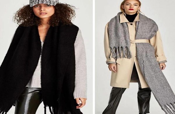 scarves 2021 luxury solid color cahsmere scarf large tassel women autumn winter thicken warm wool blanket shawl wraps bufanda6129504, Blue;gray
scarves 2021 luxury solid color cahsmere scarf large tassel women autumn winter thicken warm wool blanket shawl wraps bufanda6129504, Blue;gray