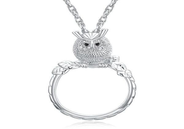 magnifying glass necklace for reading women039s fashion owl pendant necklace rhodium plated with crystal magnifier necklace9204017, Silver
magnifying glass necklace for reading women039s fashion owl pendant necklace rhodium plated with crystal magnifier necklace9204017, Silver