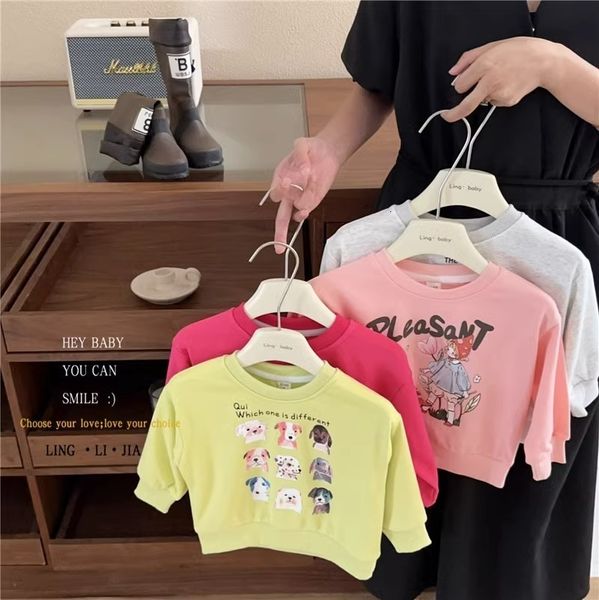 pullover spring autumn korean children girls shirts cotton printed pullover loose versatile sports kids girls shirts 230907, Blue
pullover spring autumn korean children girls shirts cotton printed pullover loose versatile sports kids girls shirts 230907, Blue