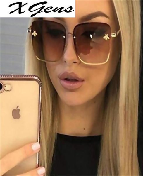 2021 new fashion lady oversize rimless square bee sunglasses women men small bee glasses gradient sun glasses female uv4001408145, White;black
2021 new fashion lady oversize rimless square bee sunglasses women men small bee glasses gradient sun glasses female uv4001408145, White;black