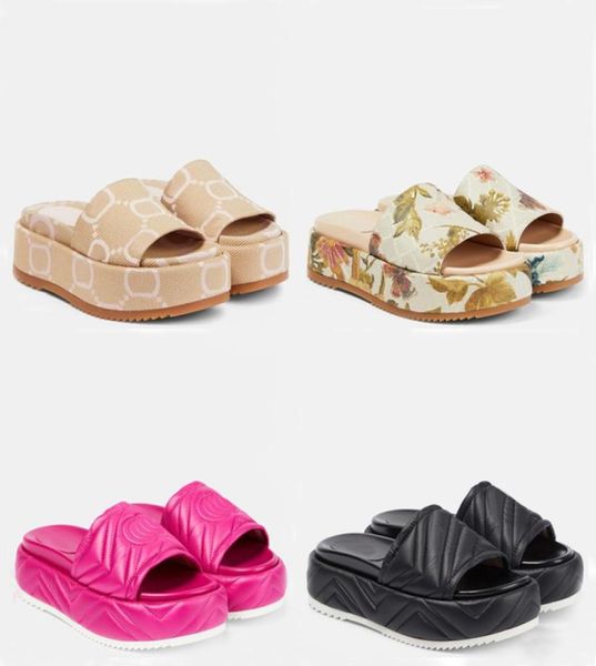 2023ss womens jumbo coatedcanvas platform slides slippers 55mm height flora print wedges with box and dust bag3517259, Black
2023ss womens jumbo coatedcanvas platform slides slippers 55mm height flora print wedges with box and dust bag3517259, Black