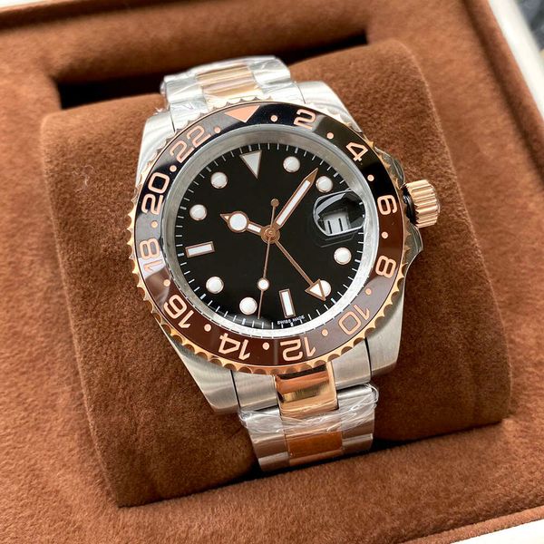 men luxurious designer gmt watch ceramic bezel automatic mechanical movement watches sapphire 904l stainless steel luxury watches, Slivery;black
men luxurious designer gmt watch ceramic bezel automatic mechanical movement watches sapphire 904l stainless steel luxury watches, Slivery;black