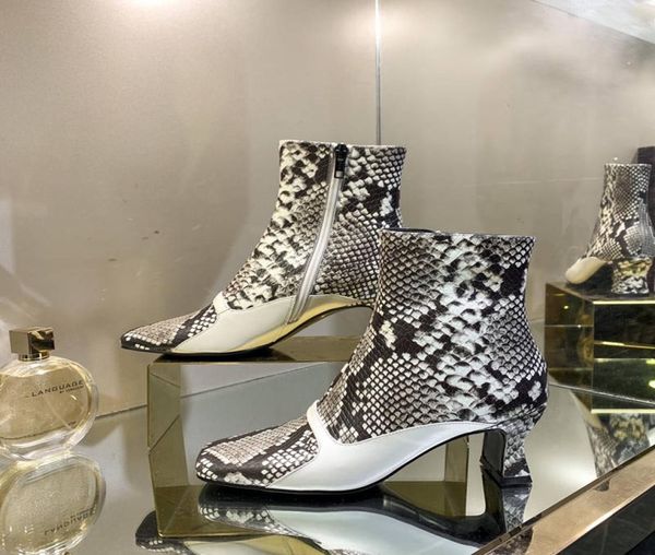 the new snake pattern cowhide short boots with square toe and midheel fashionable and novel very versatile eur34407759626, Black
the new snake pattern cowhide short boots with square toe and midheel fashionable and novel very versatile eur34407759626, Black