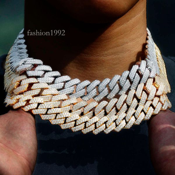 wholesale iced out jewelry moissanite cuban link chain necklace sterling sier vvs diamond 14k gold 10mm 16mm 20mm for men, Silver
wholesale iced out jewelry moissanite cuban link chain necklace sterling sier vvs diamond 14k gold 10mm 16mm 20mm for men, Silver