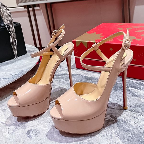 leather high heels high heels womens shoes fish mouth strap comfortable festival wedding shoes increase water table new womens shoes 15cm si, Black
leather high heels high heels womens shoes fish mouth strap comfortable festival wedding shoes increase water table new womens shoes 15cm si, Black