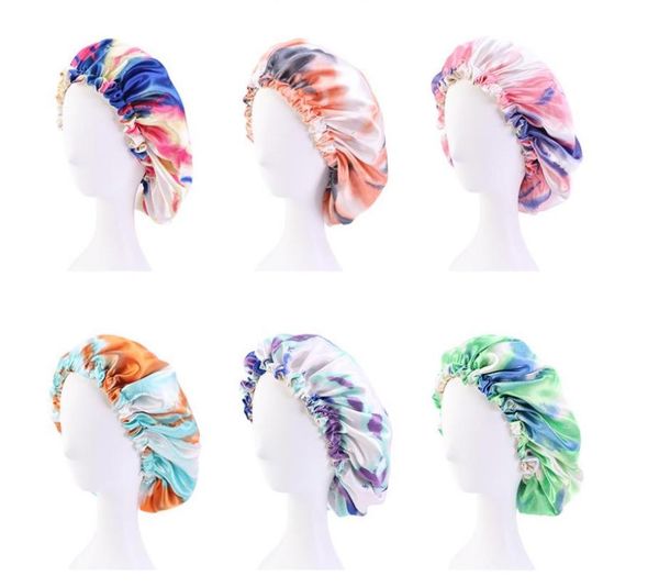 new satin silk bonnet sleep cap large tiedyed night cap hat double side wear dou salon bonnet head hair covers chemo caps for wom1230208, Blue;gray
new satin silk bonnet sleep cap large tiedyed night cap hat double side wear dou salon bonnet head hair covers chemo caps for wom1230208, Blue;gray