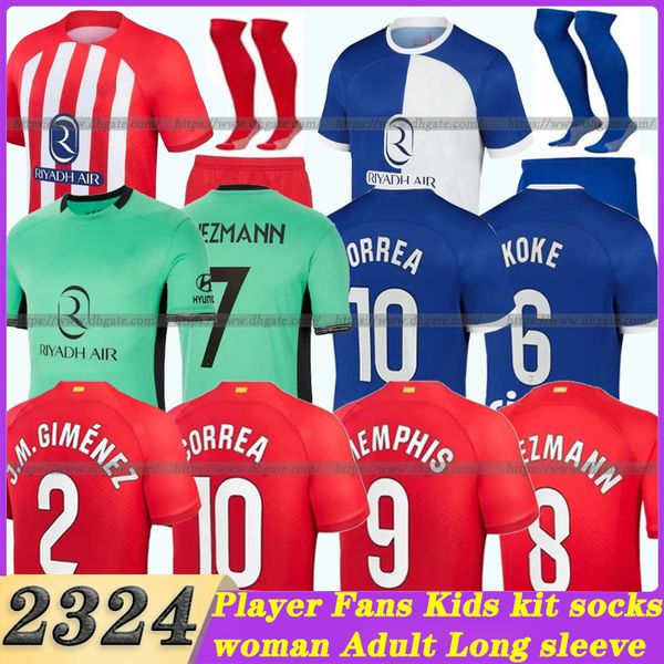 s-4xl fans player atletico madrids soccer jerseys griezmann 23 24 120th anniversary 2023 2024 m.llorente koke saul correa lemar football shi, Black;yellow
s-4xl fans player atletico madrids soccer jerseys griezmann 23 24 120th anniversary 2023 2024 m.llorente koke saul correa lemar football shi, Black;yellow