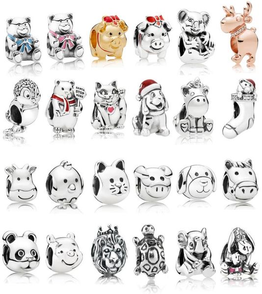 925 sterling silver animal charms multi style cat dog bears lion beads fit silver 925 original charm bracelets jewelry5987793, Black
925 sterling silver animal charms multi style cat dog bears lion beads fit silver 925 original charm bracelets jewelry5987793, Black