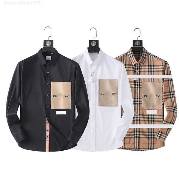 2023 designers mens dress shirts business fashion casual shirt brands men shirts spring slim fit shirts chemises de marque pour hommes, White;black
2023 designers mens dress shirts business fashion casual shirt brands men shirts spring slim fit shirts chemises de marque pour hommes, White;black