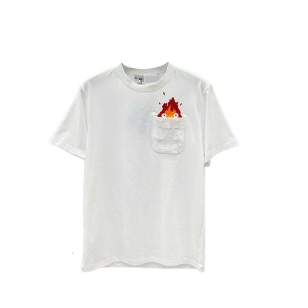 designer tshirt loewees original quality women men wear summer new flame embroidery branded men's and women's loose short sleeve t, White
designer tshirt loewees original quality women men wear summer new flame embroidery branded men's and women's loose short sleeve t, White