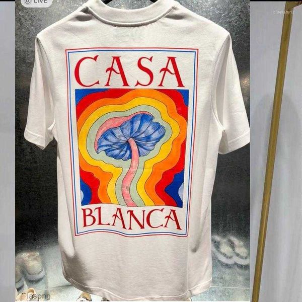 men's t shirts designer tees rainbow mushroom letter print short sleeve cotton loose men women shirtr04e, White;black
men's t shirts designer tees rainbow mushroom letter print short sleeve cotton loose men women shirtr04e, White;black