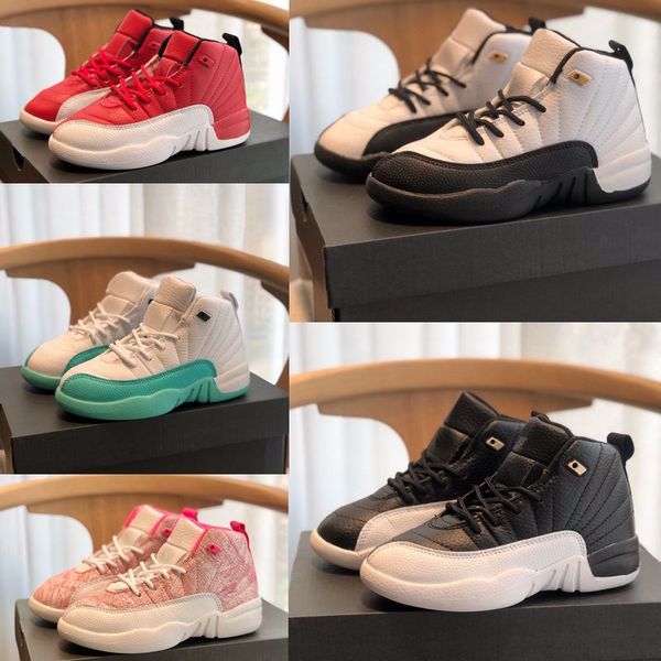 designer kids basketball shoes jumpman 12s 12 ps flu game black deadly pink gym red athletic sneakers kid shoe size 26-35
designer kids basketball shoes jumpman 12s 12 ps flu game black deadly pink gym red athletic sneakers kid shoe size 26-35