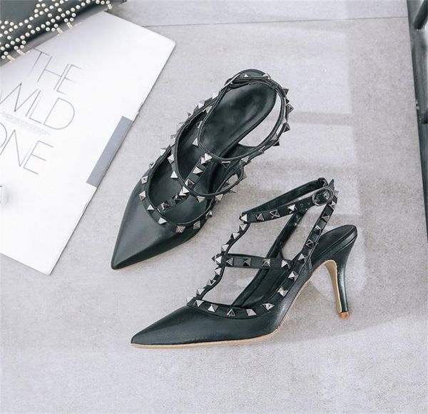 summer women039s sandals fashion design beautiful rivets decorated comfortable inner stiletto sandals women shoes size 34429315093, Black
summer women039s sandals fashion design beautiful rivets decorated comfortable inner stiletto sandals women shoes size 34429315093, Black
