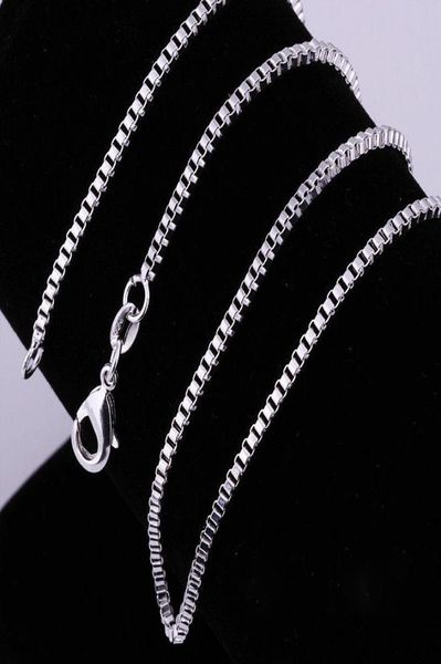 20pcslot 925 necklace 2mm box link chains jewelry 16quot18quot20quot22quot24quot26quot28quot30quot1718951, Silver
20pcslot 925 necklace 2mm box link chains jewelry 16quot18quot20quot22quot24quot26quot28quot30quot1718951, Silver