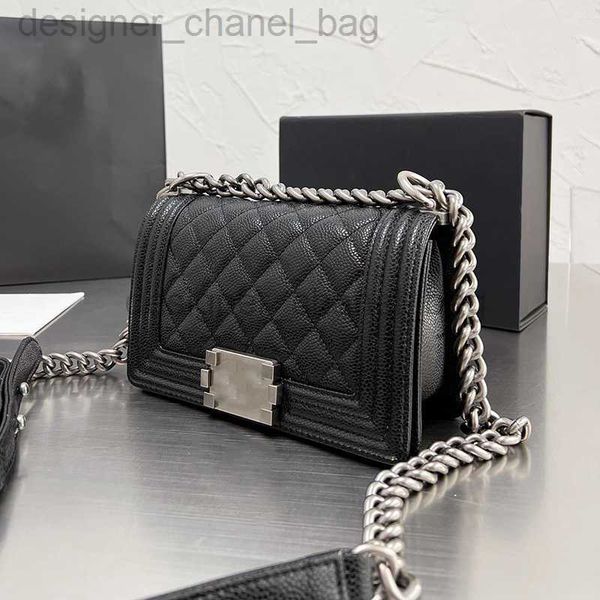 shoulder bags 2022ss classic black boy caviar leather mini flap quilted calfskin gold aged silver metal hardware chain strap crossbody desig
shoulder bags 2022ss classic black boy caviar leather mini flap quilted calfskin gold aged silver metal hardware chain strap crossbody desig